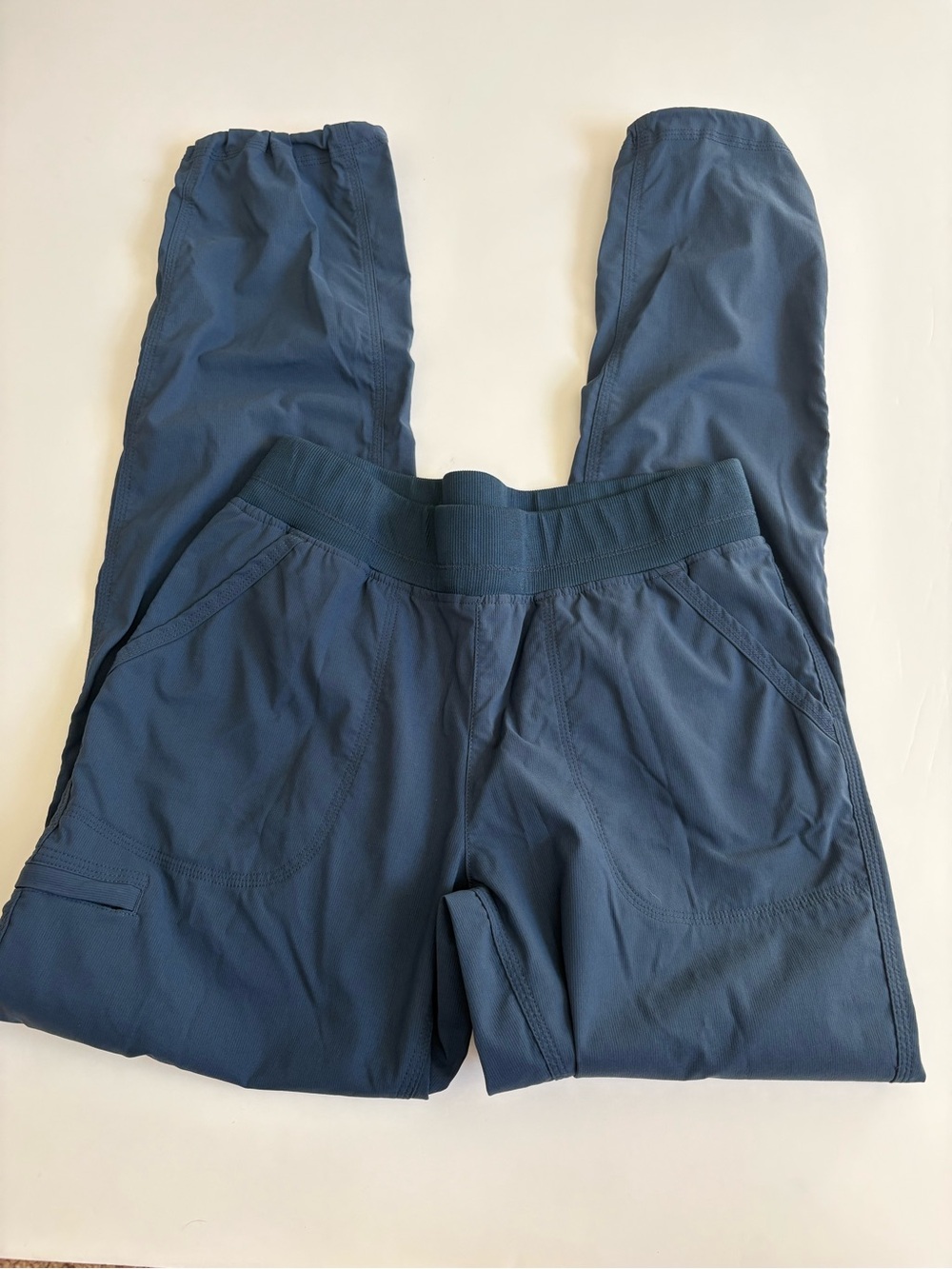 Title Nine Clamberista Hiking Pants Size 8 Pull On Blue